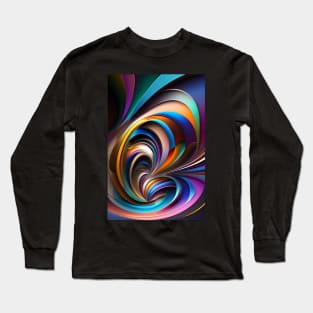 Colorful Abstract Long Sleeve T-Shirt